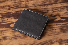 Handmade Leather Mens Cool Wallet Men Slim Wallets Front Pocket Wallet for Men