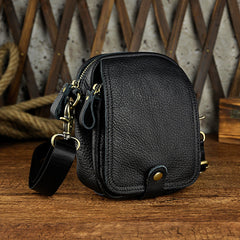 Leather Belt Pouch Mens Small Cases Waist Bag Hip Pack Belt Bag Fanny Pack Bumbag for Men