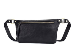 Leather Mens FANNY PACK MENS WAIST BAG HIP PACK BELT BAG FOR MEN - iwalletsmen