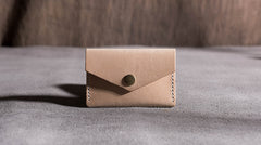 Handmade Leather Mens Cool billfold Wallet Card Holder Small Card Slim Wallets for Men - iwalletsmen