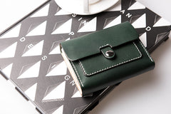 Handmade Leather Mens Cool billfold Wallet Card Holder Small Card Wallets for Men Women