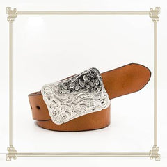 Handmade Leather Genuine Chinese Floral Mens Cool Men Biker Trucker Leather Belt