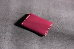 Handmade Leather Mens Cool billfold Wallet Card Holder Small Card Slim Wallets for Men - iwalletsmen