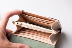 Handmade Leather Mens Cool billfold Wallet Card Holder Small Card Wallets for Men Women