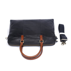 Genuine Leather Mens Cool Messenger Bag Briefcase Chest Bag Bike Bag Cycling Bag for men