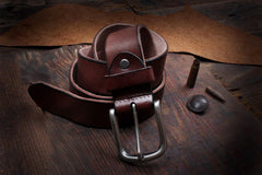 Genuine Leather Mens Leather Men Brown Black Belt for Men Cool Leather Belt