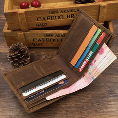Dragon Leather Mens Wallets Alligator Pattern Cool billfold Slim Bifold Wallet Card Wallet Purse for Mens - iwalletsmen