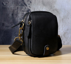 Leather Belt Pouch Mens Small Cases Waist Bag Hip Pack Belt Bag Fanny Pack Bumbag for Men