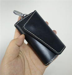 Handmade Mens Leather Biker Key Wallets Cool Small Key Wallet Key Holders - iwalletsmen