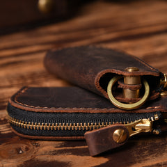 Handmade Leather Mens Cool Car Key Wallet Car Key Holder Car Key Case for Men - iwalletsmen