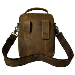 Leather Belt Pouch Mens Small Cases Waist Bag Hip Pack Belt Bag Fanny Pack Bumbag for Men