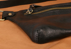 Leather Mens FANNY PACK MENS WAIST BAG HIP PACK BELT BAG FOR MEN - iwalletsmen