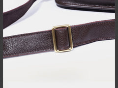 Genuine Leather Mens Cool Messenger Bag Small Bag Chest Bag Bike Bag Cycling Bag for men
