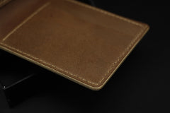Handmade Leather Tooled Predator Mens billfold Wallet Cool Leather Wallet Slim Wallet for Men