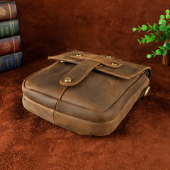 Leather Belt Pouch Mens Small Cases Waist Bag Hip Pack Belt Bag Fanny Pack Bumbag for Men