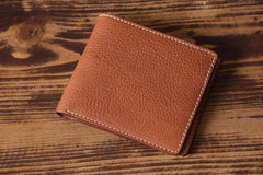 Handmade Leather Mens Cool Wallet Men Slim Wallets Front Pocket Wallet for Men