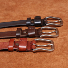 Genuine Leather Mens Leather Men Brown Black Belt for Men Cool Leather Belt
