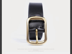 Genuine Leather Mens Leather Men Brown Black Belt for Men Cool Leather Belt