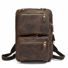 Genuine Leather Mens Cool Messenger Bag Work Bag Satchel Bag Briefcase Bag for men