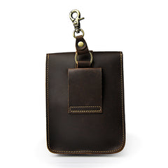 Leather Belt Pouch Mens Small Cases Waist Bag Hip Pack Belt Bag Fanny Pack Bumbag for Men