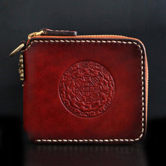 Handmade Leather Mens Chain Biker Wallet Cool Leather Wallet Small Wallets for Men - iwalletsmen