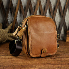 Leather Belt Pouch Mens Small Cases Waist Bag Hip Pack Belt Bag Fanny Pack Bumbag for Men