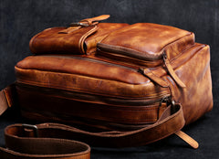 Genuine Leather Mens Cool Messenger Bag Chest Bag Bike Bag Cycling Bag for men