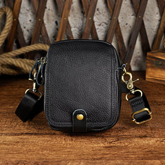 Leather Belt Pouch Mens Small Cases Waist Bag Hip Pack Belt Bag Fanny Pack Bumbag for Men