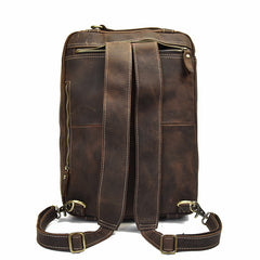 Genuine Leather Mens Cool Messenger Bag Work Bag Satchel Bag Briefcase Bag for men