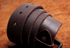 Genuine Leather Mens Leather Men Brown Black Belt for Men Cool Leather Belt