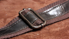 Handmade Leather Mens Cool Messenger Bag Chest Bag Bike Bag Cycling Bag for men