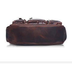 Genuine Leather Mens Cool Messenger Bag Work Bag Satchel Bag Briefcase Bag for men