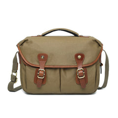 Mens Canvas Camera Messenger Bags Side Bag Courier Bag Camera Shoulder Bag for Men - iwalletsmen