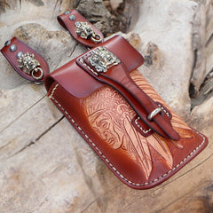 Leather Belt Pouch Mens Small Cases Waist Bag Hip Pack Belt Bag Fanny Pack Bumbag for Men