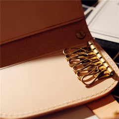Cool Leather Mens Key Wallet Small Chain Wallet for Mens - iwalletsmen
