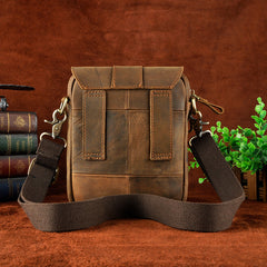 Leather Belt Pouch Mens Small Cases Waist Bag Hip Pack Belt Bag Fanny Pack Bumbag for Men