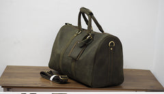 Cool Leather Mens Weekender Bags Vintage Travel Bags Duffle Bag for Men - iwalletsmen