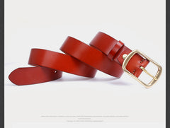 Genuine Leather Mens Leather Men Brown Black Belt for Men Cool Leather Belt