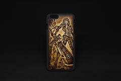 Handmade Leather Tooled iPhone6 7 plus 6s 7s plus League of Legends iPhone Case