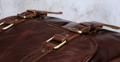 Genuine Leather Mens Cool Messenger Bag Chest Bag Bike Bag Cycling Bag for men