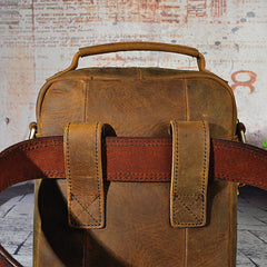 Leather Belt Pouch Mens Small Cases Waist Bag Hip Pack Belt Bag Fanny Pack Bumbag for Men
