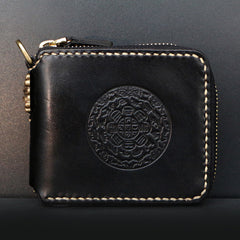 Handmade Leather Mens Chain Biker Wallet Cool Leather Wallet Small Wallets for Men - iwalletsmen