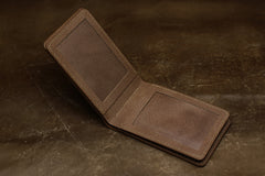 Handmade Leather Tooled Predator License Wallet Mens Card billfold Wallet Cool Leather Wallet Slim Wallet for Men