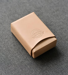 Handmade Black Leather Mens 20pcs Cigarette Case Cool Custom Cigarette Case for Men - iwalletsmen