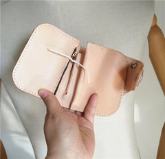 Handmade Mens Leather Small Biker Chain Wallets Cool billfold Biker Wallet with Chain - iwalletsmen