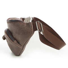 Leather Fanny Pack Mens Waist Bag Hip Pack Belt Bag Bumbag for Men