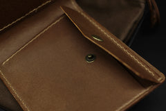 Handmade Leather Tooled Predator Mens billfold Wallet Cool Leather Wallet Slim Wallet for Men