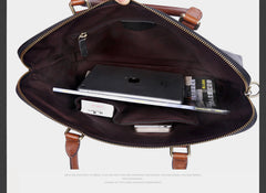 Genuine Leather Mens Cool Messenger Bag Briefcase Chest Bag Bike Bag Cycling Bag for men