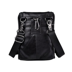 Leather Belt Pouch Mens Small Cases Waist Bag Hip Pack Belt Bag Fanny Pack Bumbag for Men