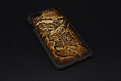 Handmade Leather Tooled iPhone6 7 plus 6s 7s plus League of Legends iPhone Case